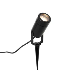 Pic de lumière réglable noir IP65 - Solo Eco