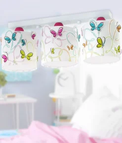 Plafonnier à 3 lampes Butterfly Papillon