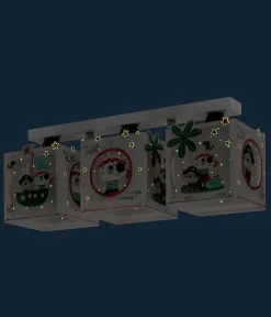 Plafonnier à 3 lampes pour enfants The Pirates