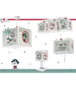 Plafonnier à 3 lampes pour enfants The Pirates