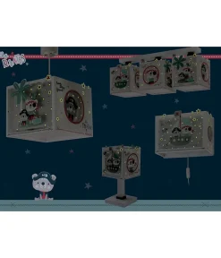 Plafonnier à 3 lampes pour enfants The Pirates