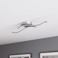 Plafonnier 2 lampes vague à LED 700lm GoodHome Muscovy