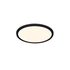 Plafonnier à LED blanc neutre 1700lm 14.5W IP44 ⌀30cm noir GoodHome Thornaby