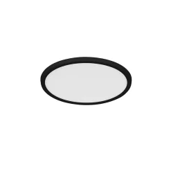 Plafonnier à LED blanc neutre 1700lm 14.5W IP44 ⌀30cm noir GoodHome Thornaby