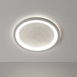 Plafonnier à LED effet pailleté blanc Ø29.5cm IP20 22W 2200lm, Brilliant Tanida