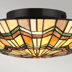 Plafonnier Alcott 2 lumières 60W E27