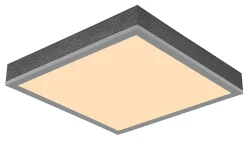 Plafonnier aluminium couleur argent, LED DORO