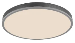 Plafonnier aluminium couleur argent, LED DORO