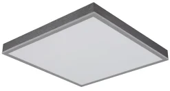 Plafonnier aluminium couleur argent, LED DORO