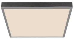 Plafonnier aluminium couleur argent, LED DORO