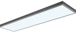 Plafonnier aluminium couleur argent, LED DORO