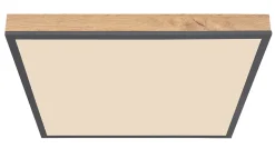 Plafonnier aluminium graphite, LED DORO