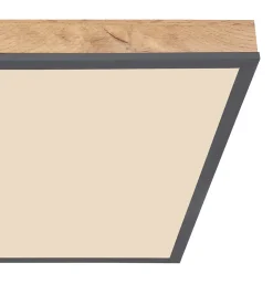 Plafonnier aluminium graphite, LED DORO