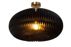 Plafonnier ARMONI en papier avec 1xE27 - Noir - Lucide