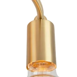 Plafonnier Art déco en laiton 4 lumières - Facil