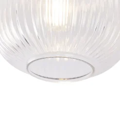 Plafonnier Art déco en laiton - Karel