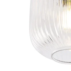 Plafonnier Art déco en laiton - Karel