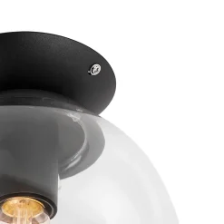 Plafonnier Art Déco noir - Pallon