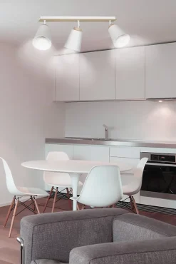 Plafonnier ATLAS 3 WHITE, Emibig Lighting, Fabriqué en EU