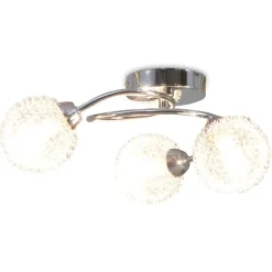 Plafonnier avec 3 ampoules LED G9 120 W