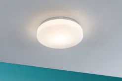 Plafonnier Axin IP44 E27 230V max. 18W Blanc