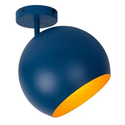 Plafonnier BINK en métal avec 1xE27 - Bleu - Lucide