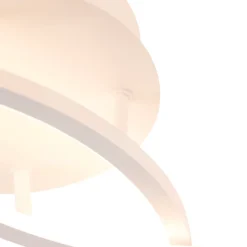 Plafonnier blanc 78 cm avec LED à intensité variable 3 niveaux - Rowin