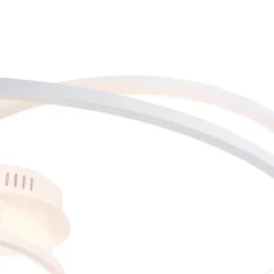 Plafonnier blanc 78 cm avec LED à intensité variable 3 niveaux - Rowin