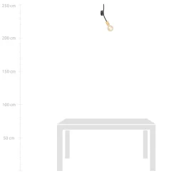 Plafonnier BOLT K1 BLACK GOLD , Emibig Lighting, Fabriqué en EU