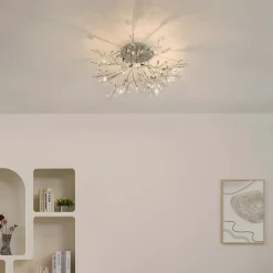 Plafonnier chromé cristal - Aiken