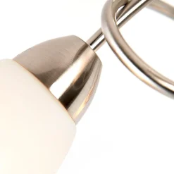 Plafonnier classique en acier 3 lumières - Fortress