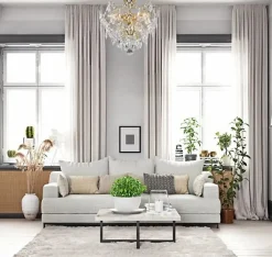 Plafonnier Cristal 3 x E14, 40W, Doré - Markslöjd - Rosendal