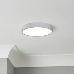 Plafonnier de salle de bain Wapta LED intégrée blanc 1200lm 12W IP44 Ø28,3cm blanc froid & blanc chaud GoodHome