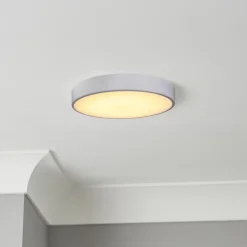 Plafonnier de salle de bain Wapta LED intégrée blanc 1200lm 12W IP44 Ø28,3cm blanc froid & blanc chaud GoodHome