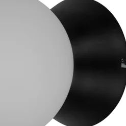 Plafonnier de salle de bain noir E14 10W IP44 GoodHome Hoatzin