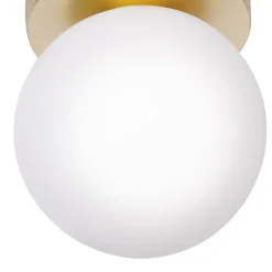 Plafonnier de salle de bain Dorres E14 40W IP44 Ø16cm GoodHome or