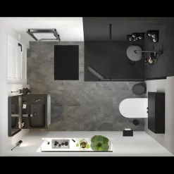 Plafonnier de salle de bain Ipsoot LED intégrée 800lm 13W IP44 Ø10,2cm blanc chaud & blanc neutre GoodHome