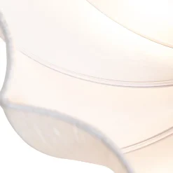 Plafonnier design gris soie 52 cm 3 lumières - Plu