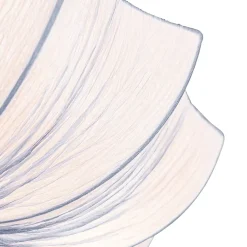 Plafonnier design gris soie 52 cm 3 lumières - Plu