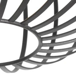 Plafonnier design noir 30 cm - Johanna