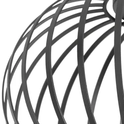 Plafonnier design noir 30 cm - Johanna