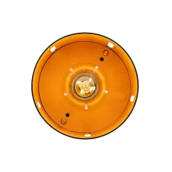 Plafonnier design noir avec intérieur doré - Yana