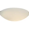 Plafonnier E27 42W blanc mat H.9 x Ø25 cm