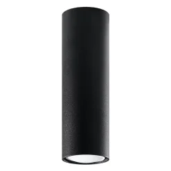 Plafonnier en acier 1 ampoule 4000K - 6x6x20cm Sollux