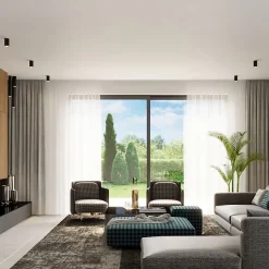 Plafonnier en acier 1 ampoule 4000K - 6x6x20cm Sollux