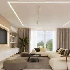 Plafonnier en acier 3 ampoules 4000K - 19.5x19.5x18.5cm Sollux