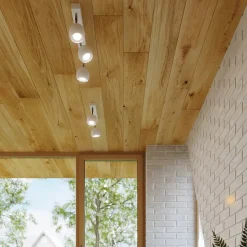 Plafonnier en acier 4 ampoules 4000K - 25x25x16cm Sollux