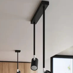 Plafonnier en acier 1 lampes 10x6x33cm Sollux