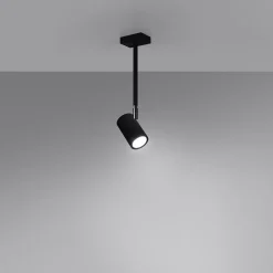 Plafonnier en acier 1 lampes 10x6x33cm Sollux