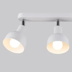 Plafonnier en acier 3 lampes 59x24x18.5cm Sollux